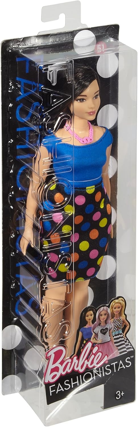 imageBarbie Fashionistas Dolls Toy for Kids 3 to 8 Years OldBlue Multi Color