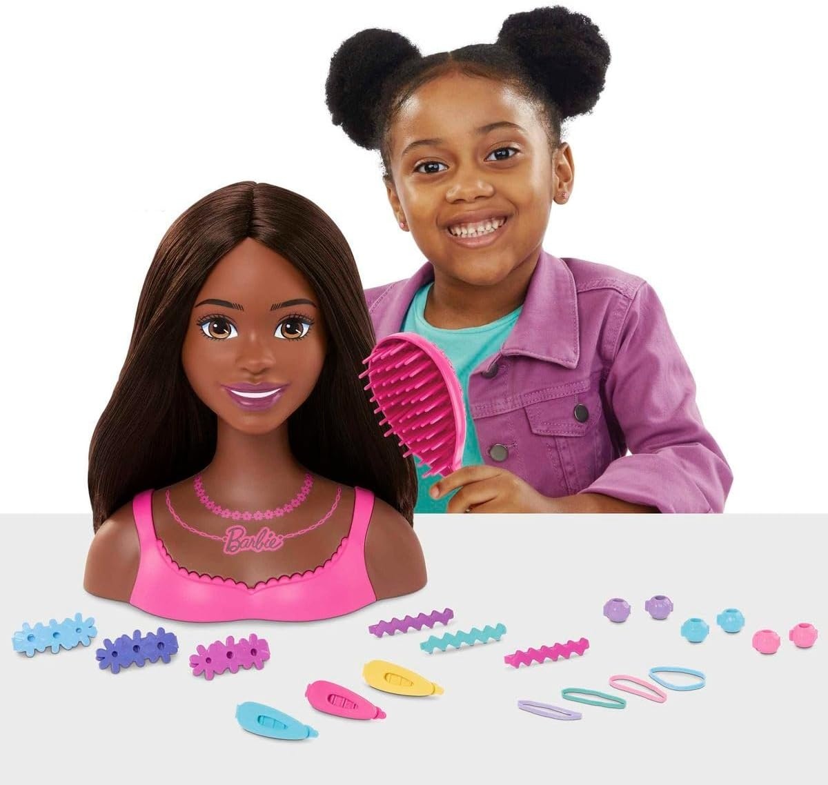 imageBarbie Fashionistas Dolls Toy for Kids 3 to 8 Years OldBrown