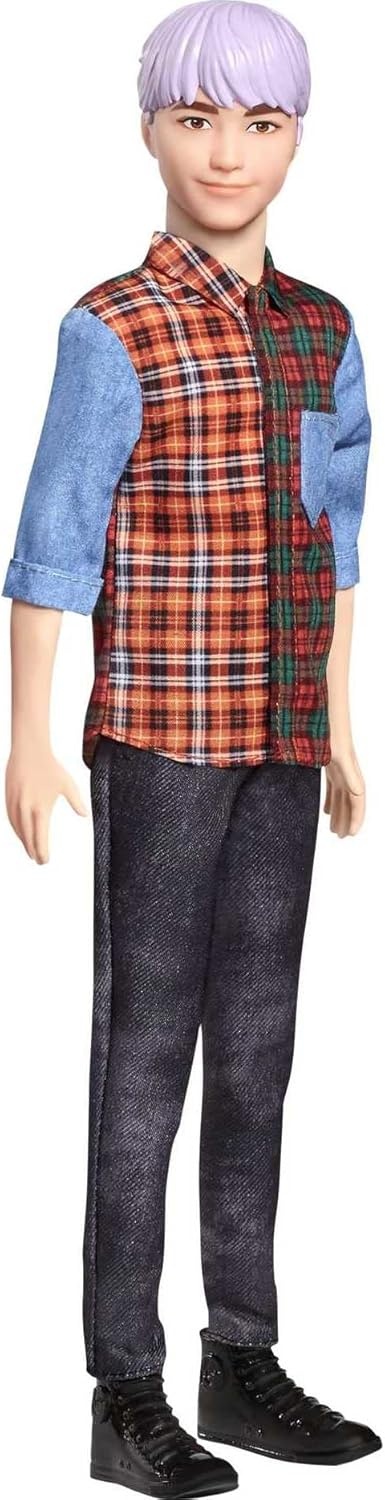 imageBarbie Fashionistas Dolls Toy for Kids 3 to 8 Years OldPurple