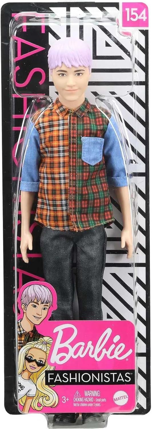 imageBarbie Fashionistas Dolls Toy for Kids 3 to 8 Years OldPurple