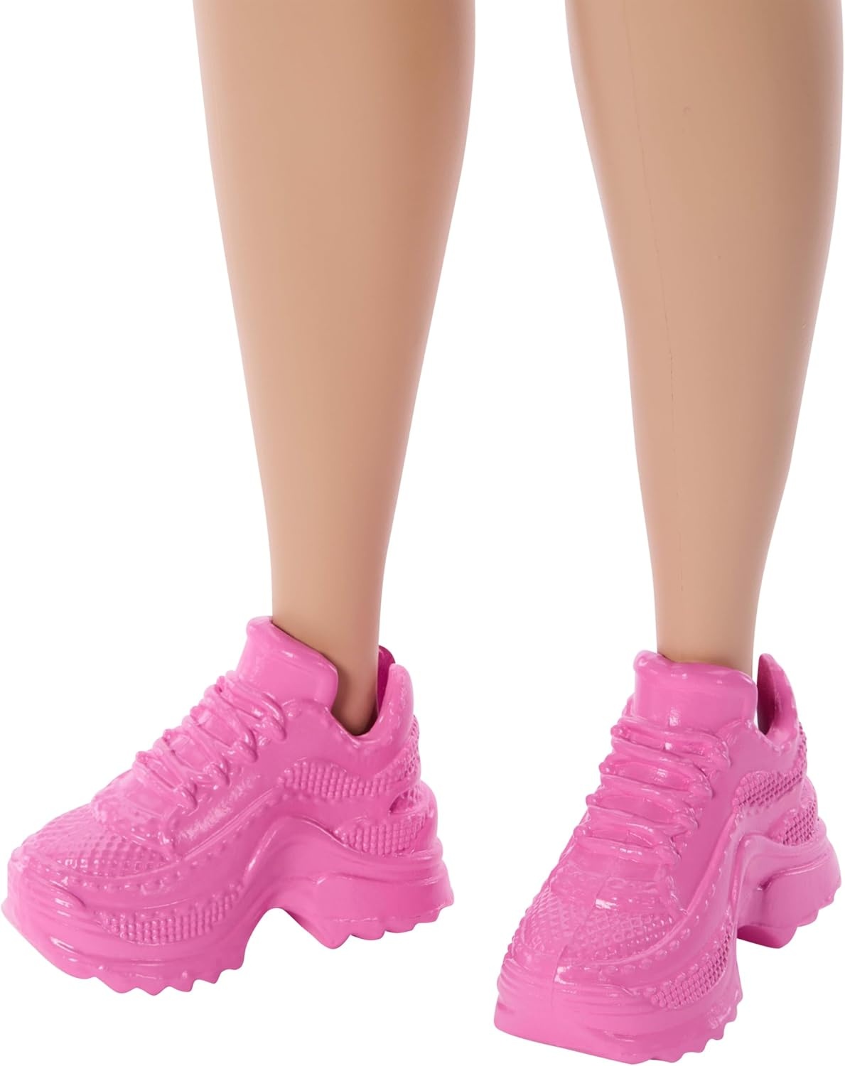 imageBarbie Fashionistas Style Doll 251 with Brown Hair Wearing MultiColor Star Print Dress Pink SneakersColorful Stars