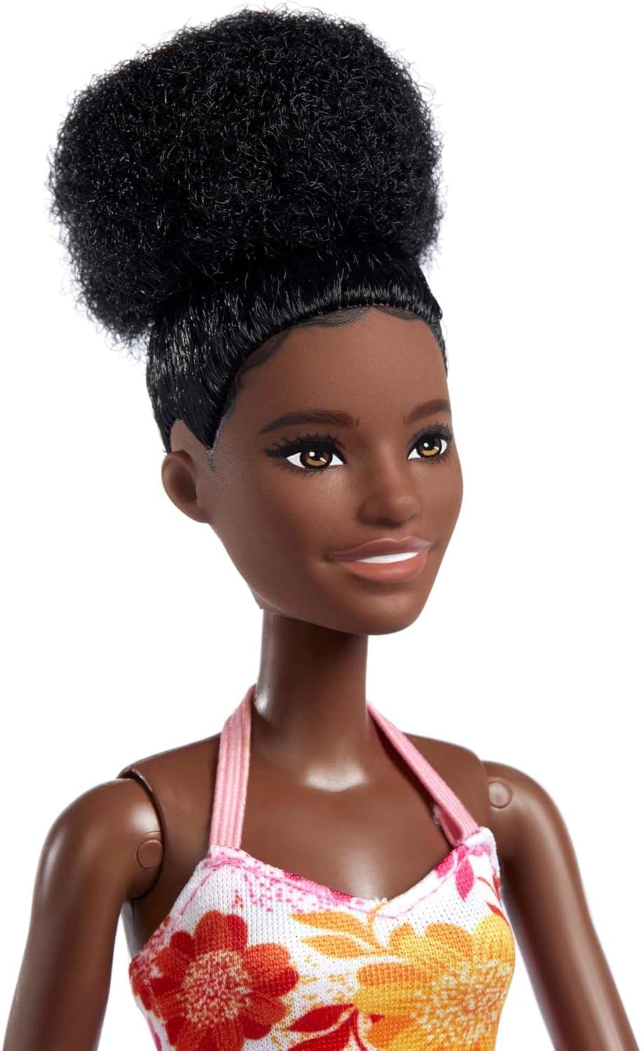 imageBarbie Loves the Ocean Doll with Natural Black Hair Wearing Pineapple Dress amp Accessories Fashion Doll amp Clothes Made from Recycled PlasticsMulticolor