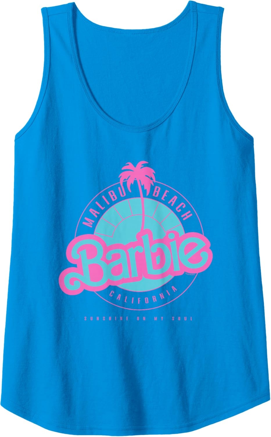 imageBarbie Malibu Beach California Tank TopSapphire Blue