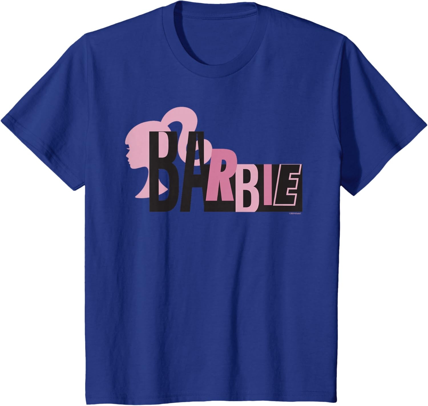 imageBarbie Mixed Black and Pink Logo TShirtRoyal Blue