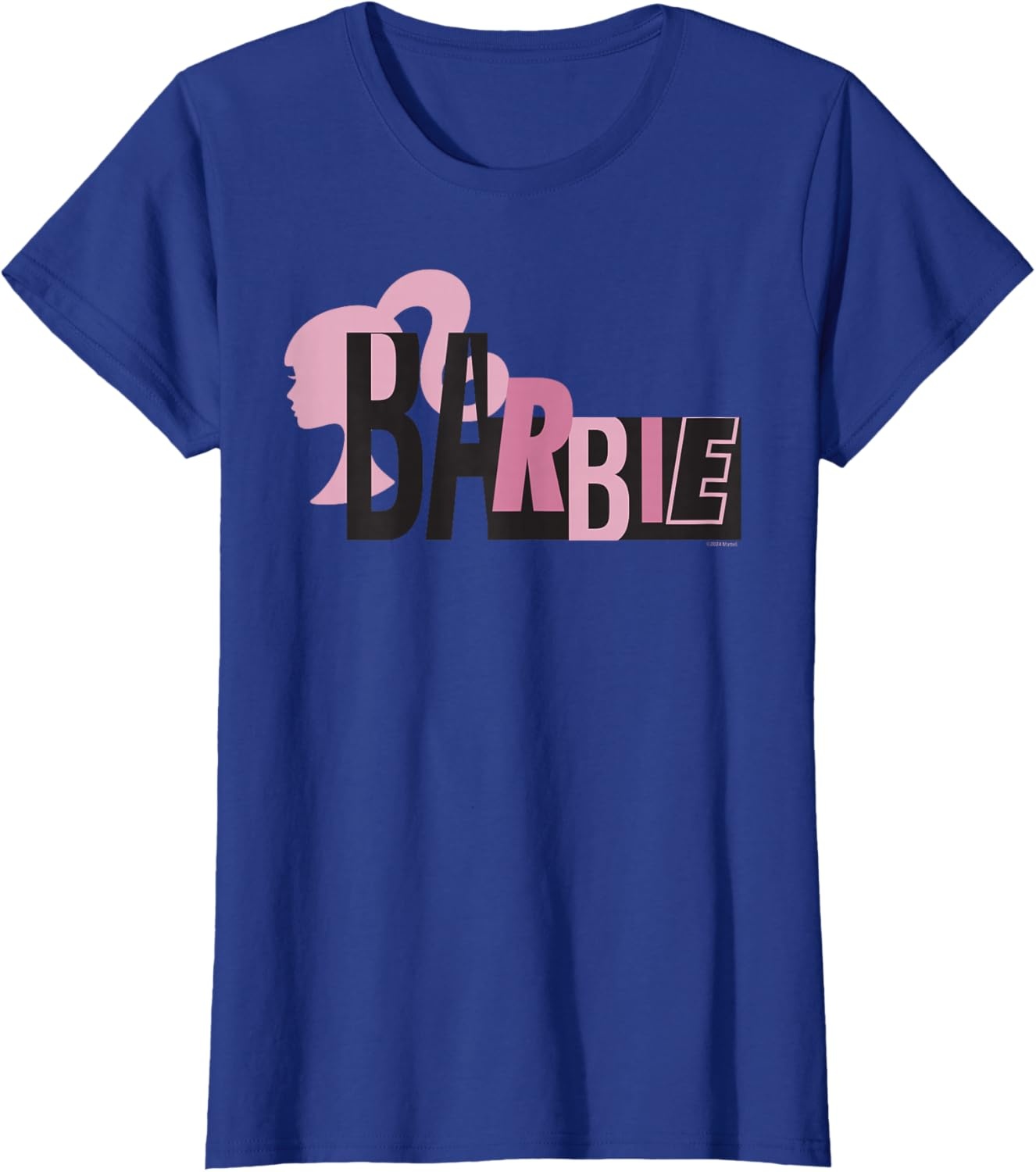 imageBarbie Mixed Black and Pink Logo TShirtRoyal Blue