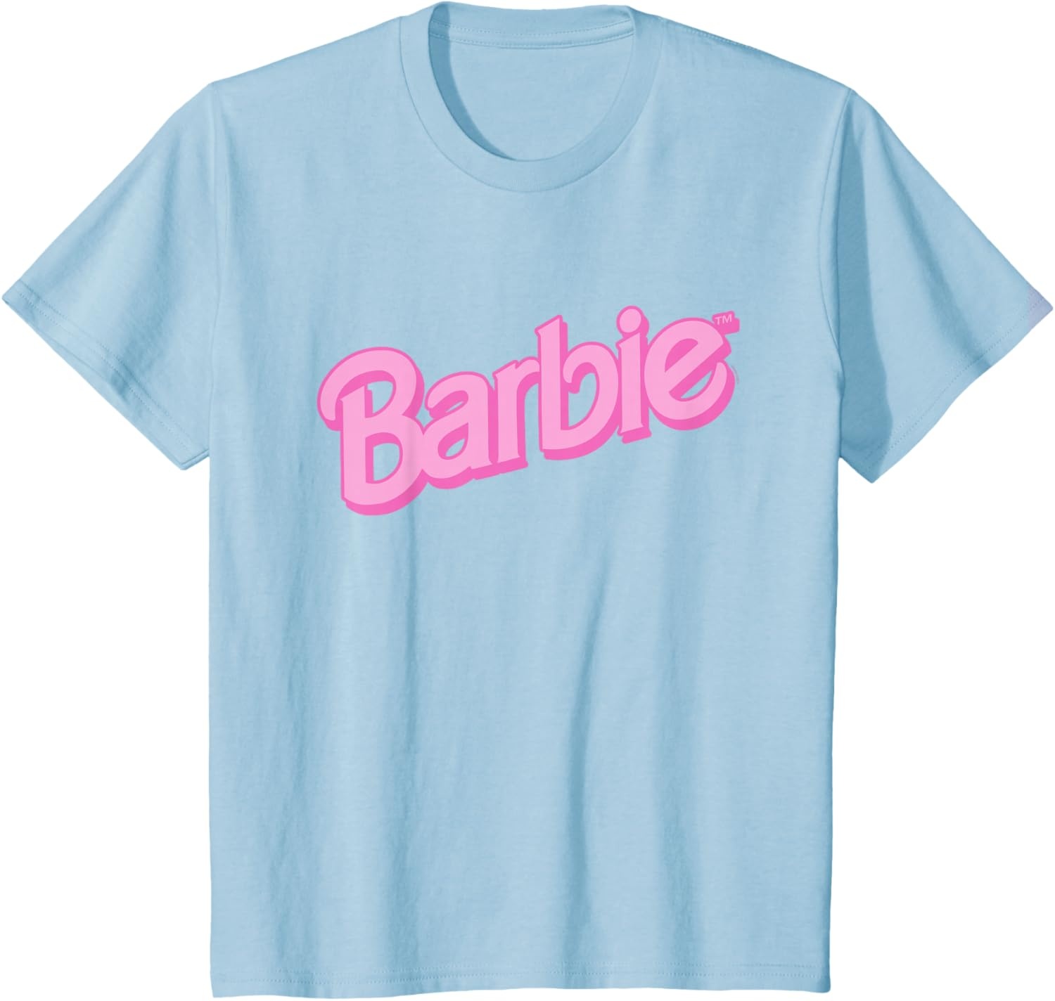 imageBarbie Pink Logo TShirtBaby Blue