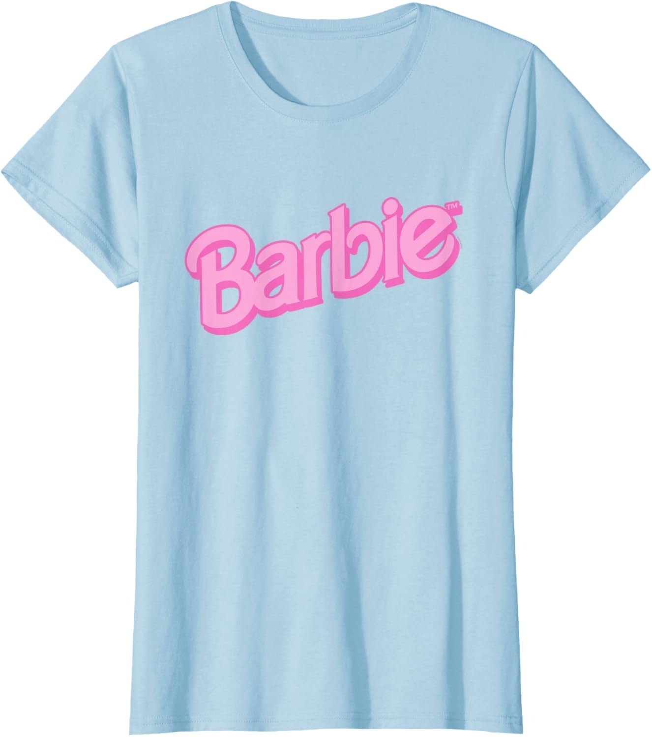 imageBarbie Pink Logo TShirtBaby Blue