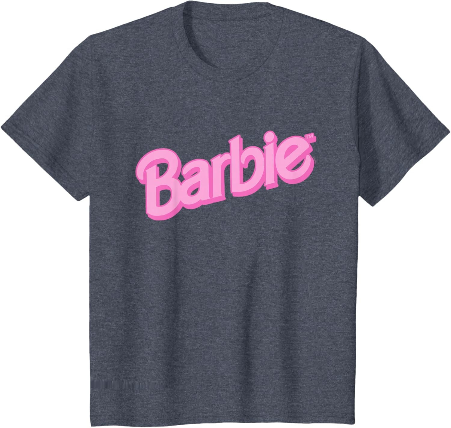 imageBarbie Pink Logo TShirtHeather Blue