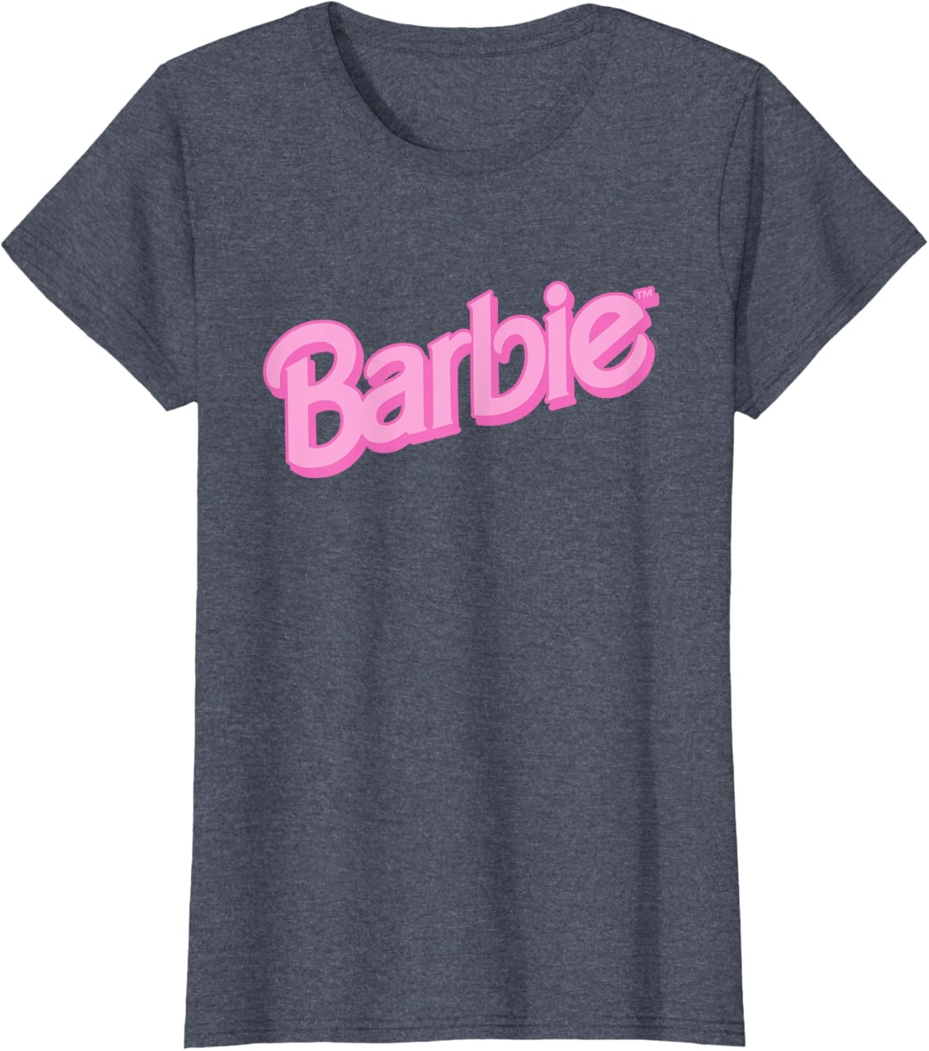 imageBarbie Pink Logo TShirtHeather Blue