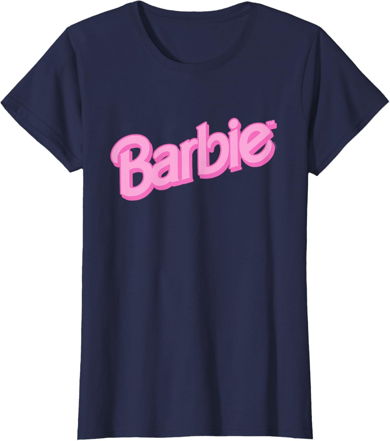 imageBarbie Pink Logo TShirtNavy Blue