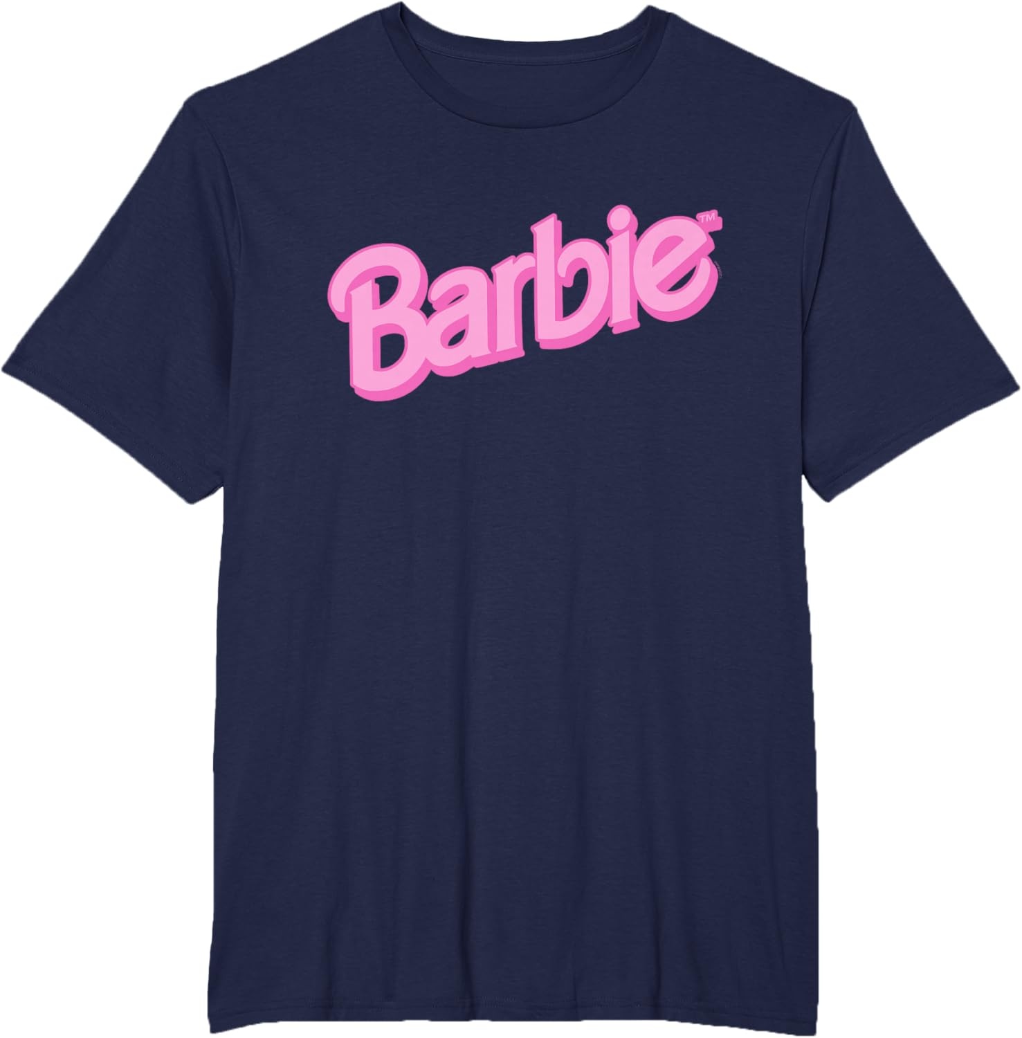 imageBarbie Pink Logo TShirtNavy Blue