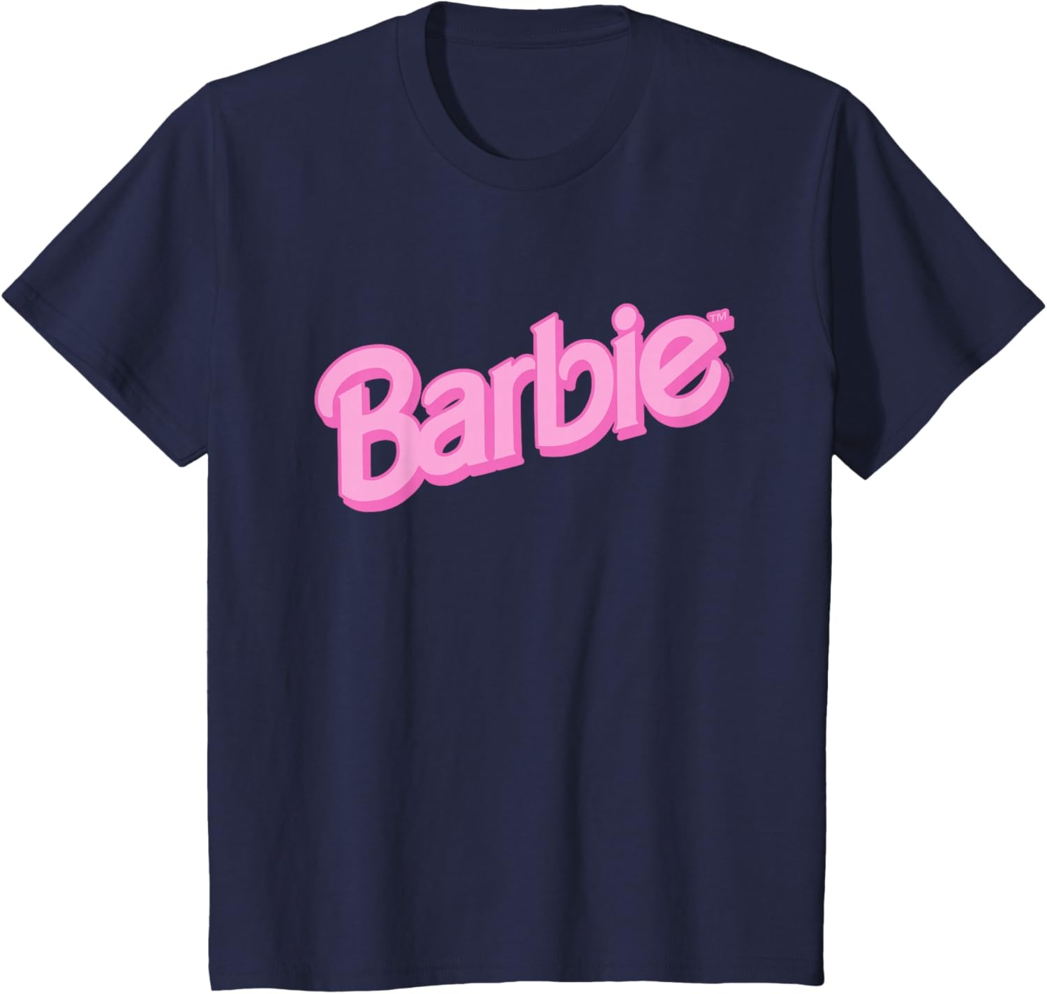 imageBarbie Pink Logo TShirtNavy Blue