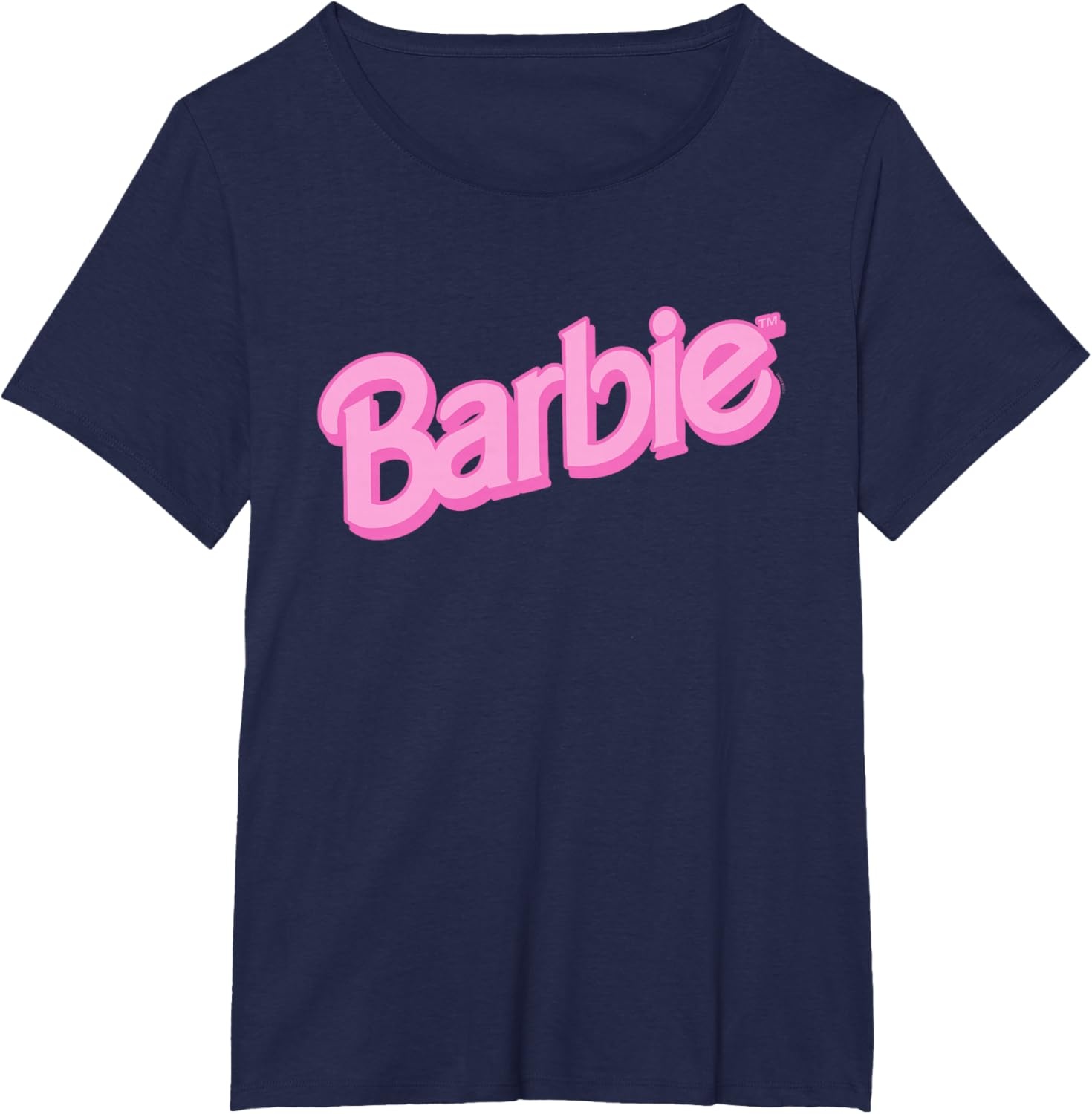 imageBarbie Pink Logo TShirtNavy Blue