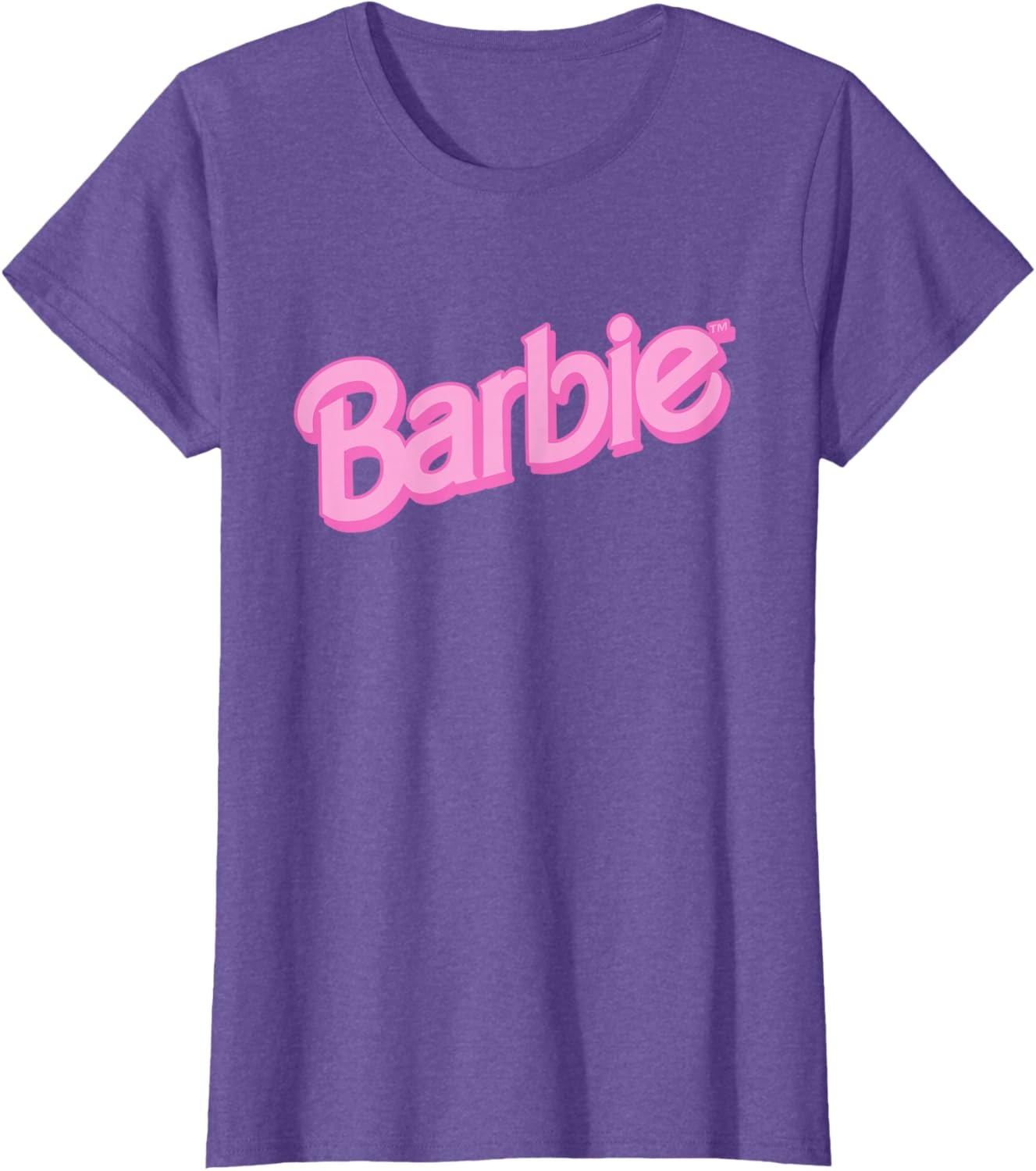 imageBarbie Pink Logo TShirtPurple Heather