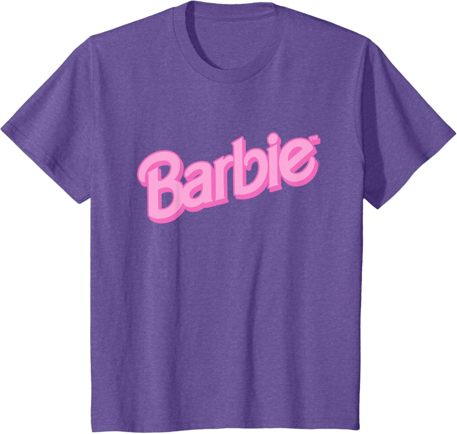 imageBarbie Pink Logo TShirtPurple Heather