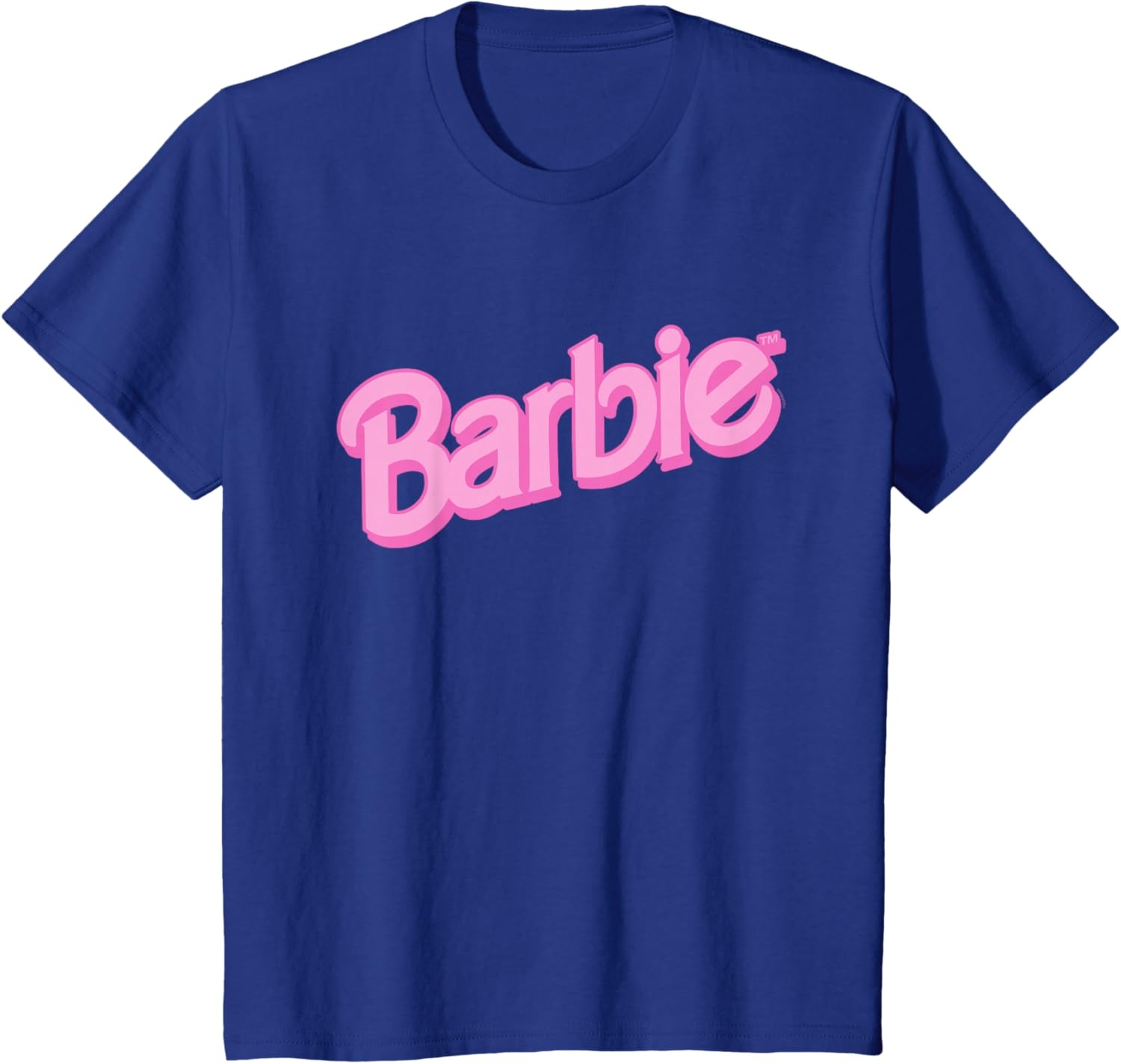 imageBarbie Pink Logo TShirtRoyal Blue