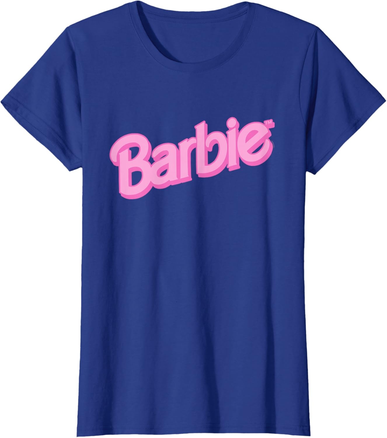 imageBarbie Pink Logo TShirtRoyal Blue