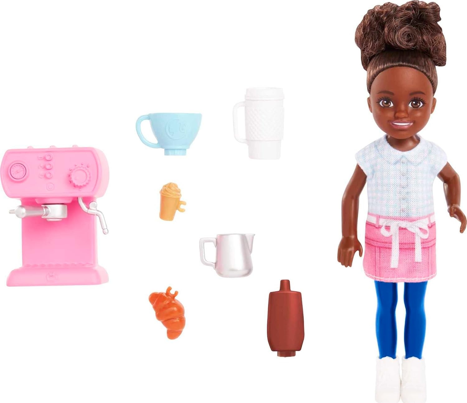 imageBarbie Playset Chelsea Can Be Blonde Lifeguard Small Doll Set with Outfit amp 6 Career AccessoriesMulticolor