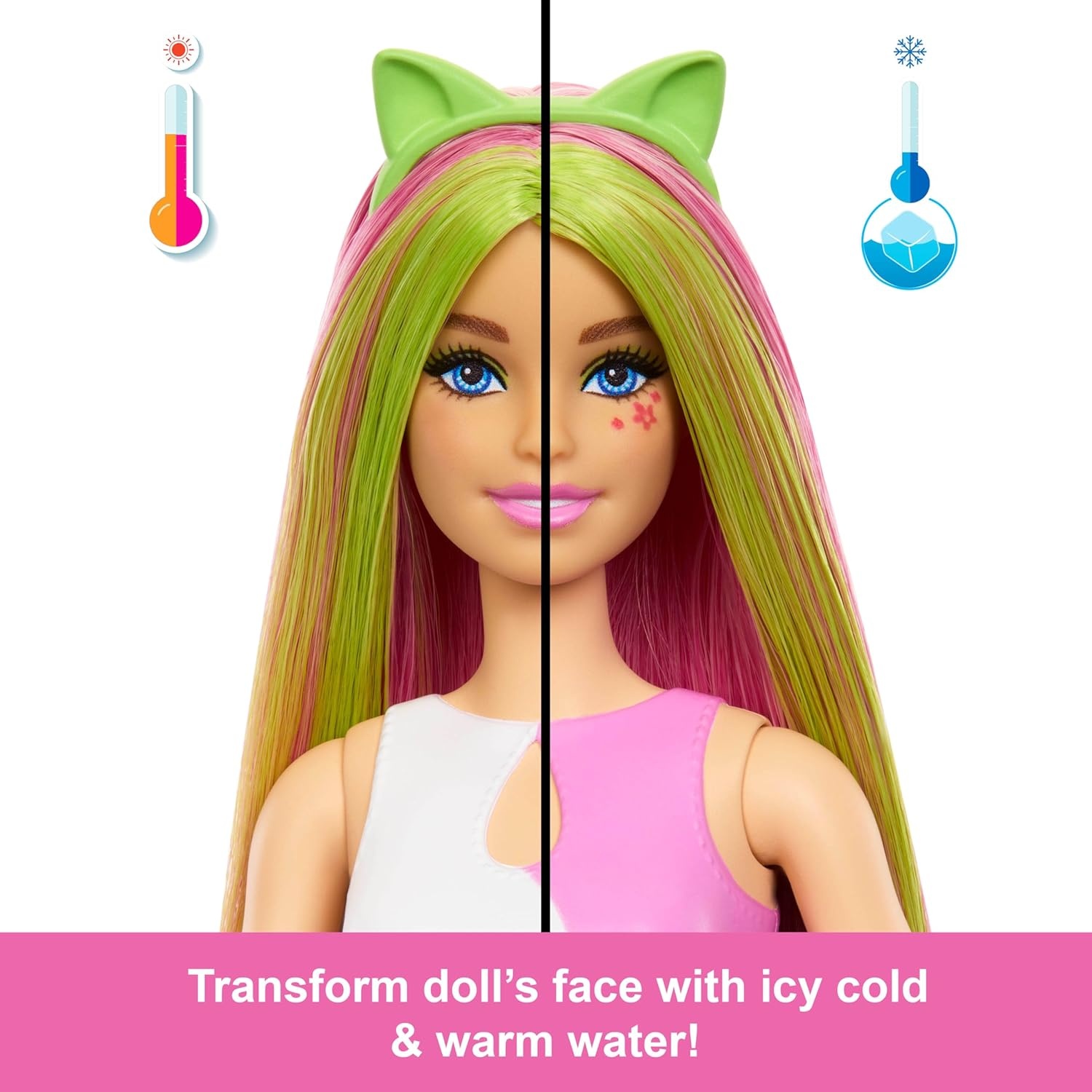 imageBarbie Pop Reveal Series Doll amp Accessories Set Shakes Series Scented Unicorn Fashion Doll amp Pet 8 Surprises Include Color ChangeKitten
