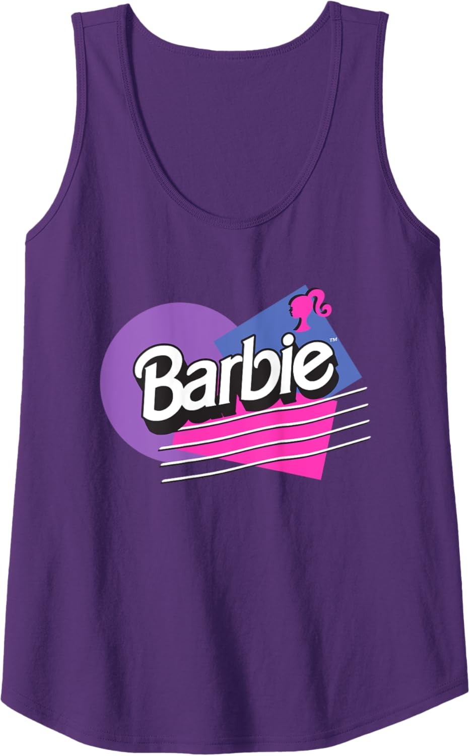 imageBarbie Retro Logo Tank TopPurple