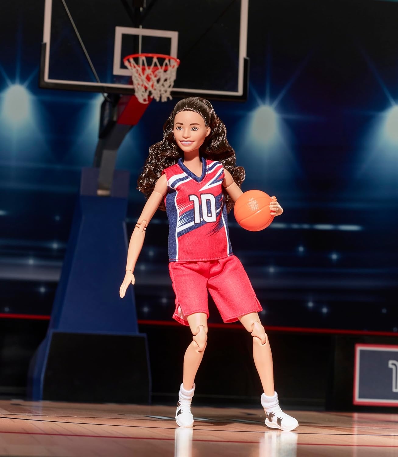 imageBarbie Signature Doll Sue Bird with No 10 Uniform Clothes amp Basketball Accessory