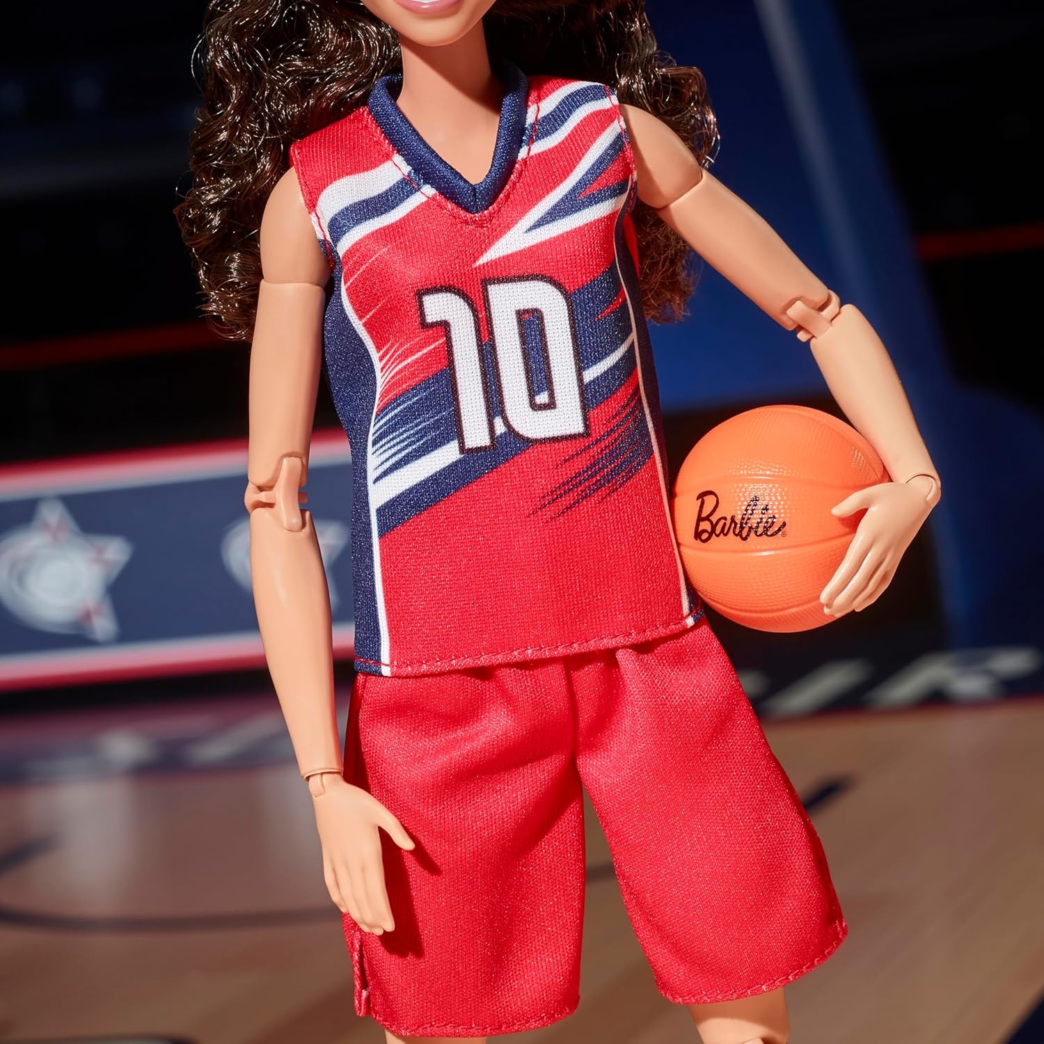 imageBarbie Signature Doll Sue Bird with No 10 Uniform Clothes amp Basketball Accessory