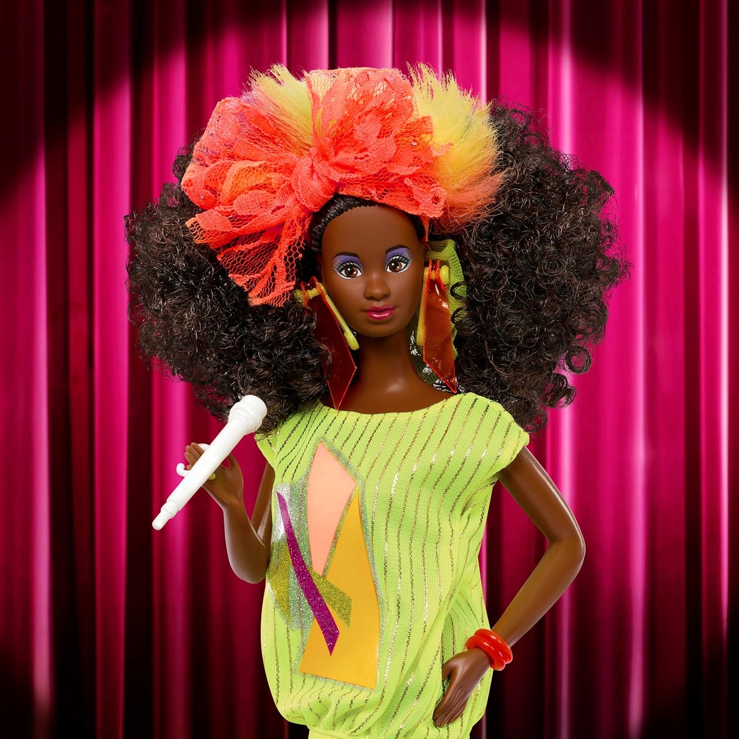 imageBarbie Signature Doll and the Rockers Collectible Repro Doll 40th Anniversary of 1986 Line Doll Stand and Displayable PackagingDeeDee