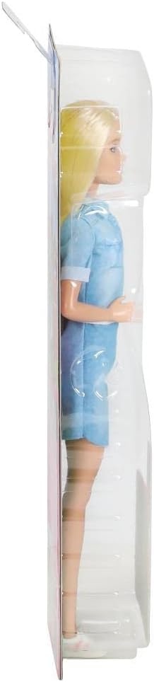 imageBarbie Signature Fashion Doll Ted Lasso Wearing Blue Tracksuit with AFC Richmond Logo Collectible in Displayable PackagingMulticoloured