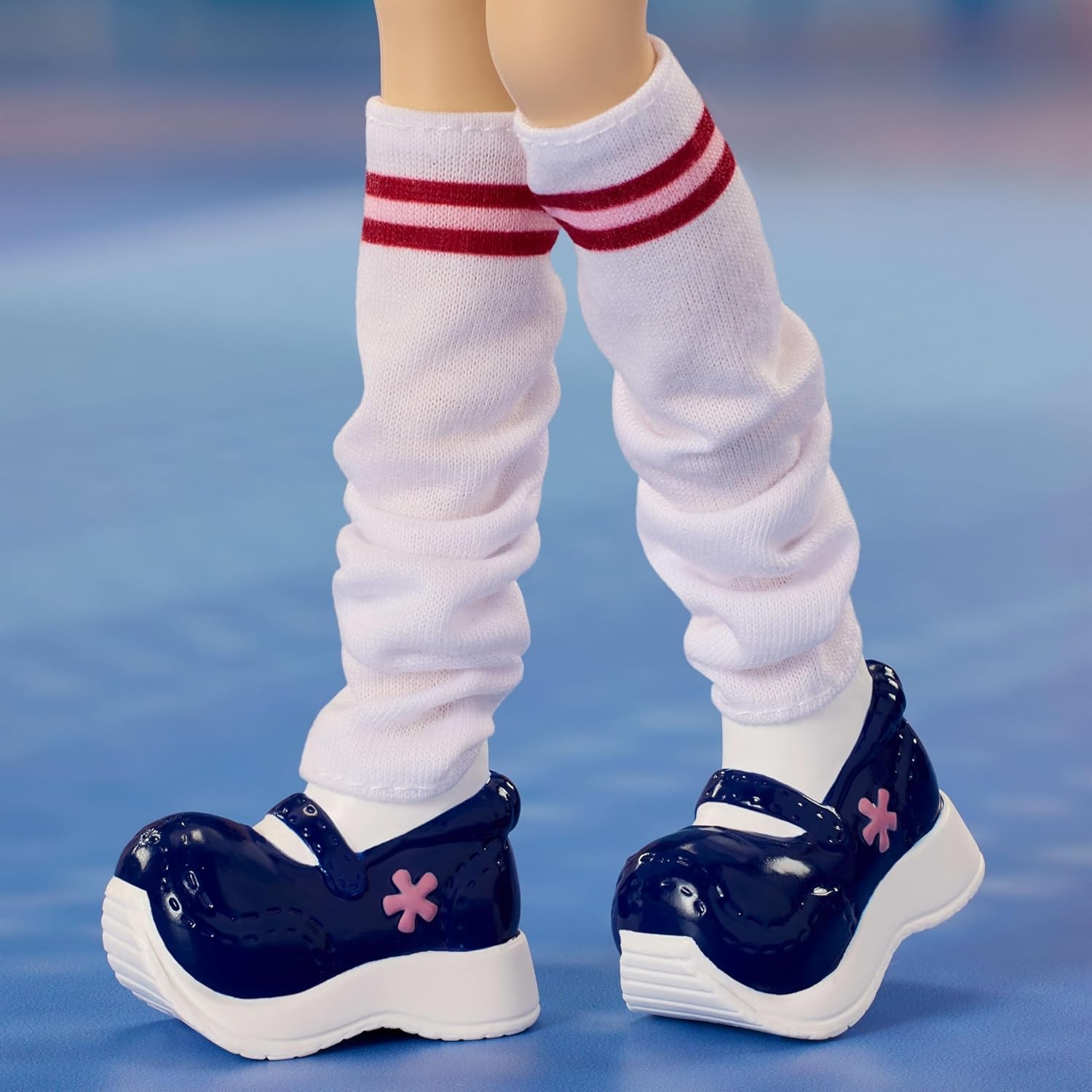 imageBarbie Signature My Scene Nolee Doll and Accessories Y2KInspired Outfit with Sporty Matching Set Cropped Jacket Leg Warmers and Doll Stand