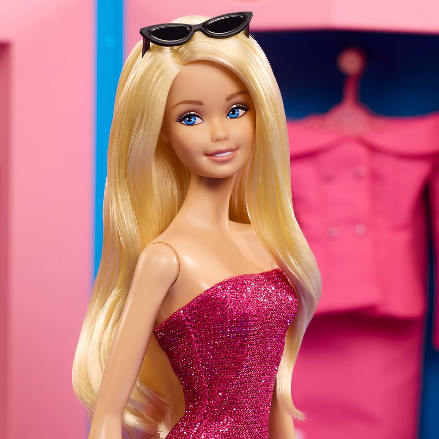 imageBarbie Signature Styled by Andrew Mukamal Fashion Doll Collectible with 3 DaytoNight Looks amp Accessories Includes Stand
