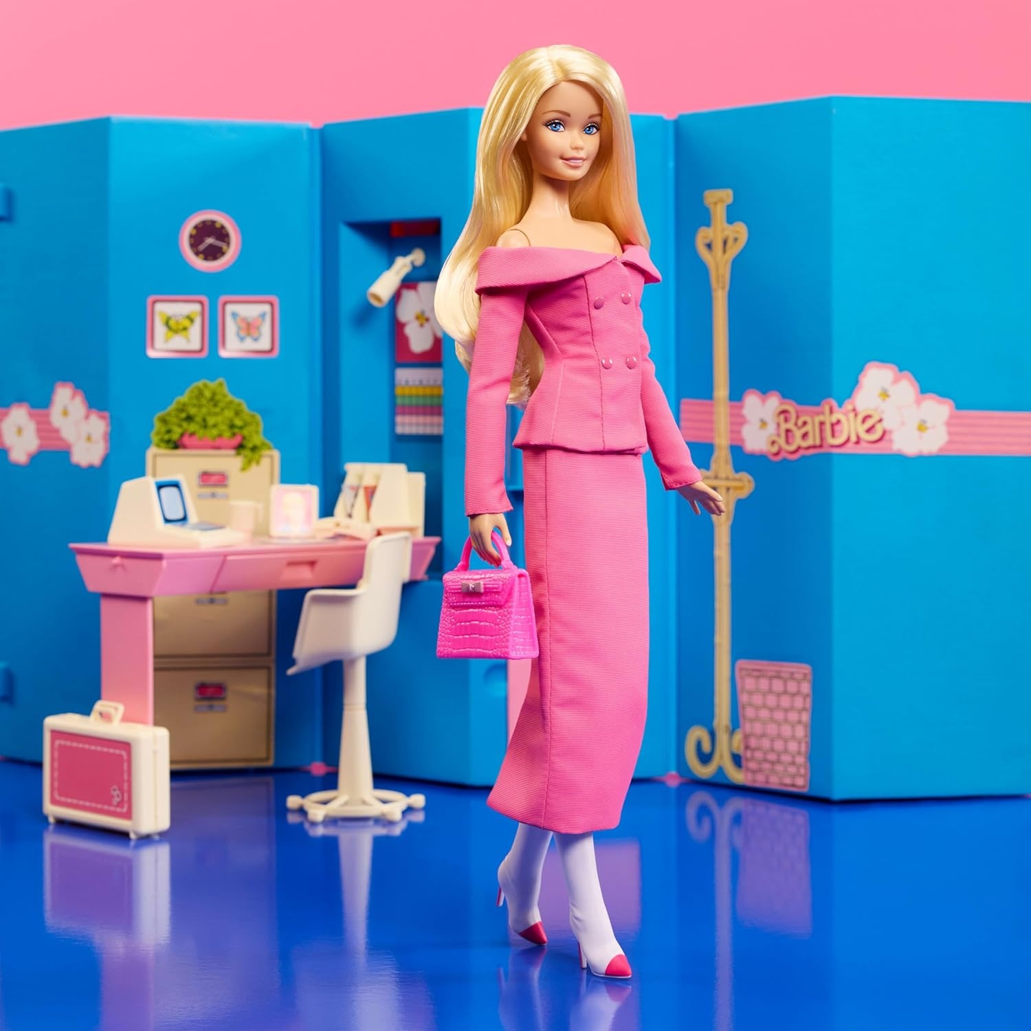 imageBarbie Signature Styled by Andrew Mukamal Fashion Doll Collectible with 3 DaytoNight Looks amp Accessories Includes Stand