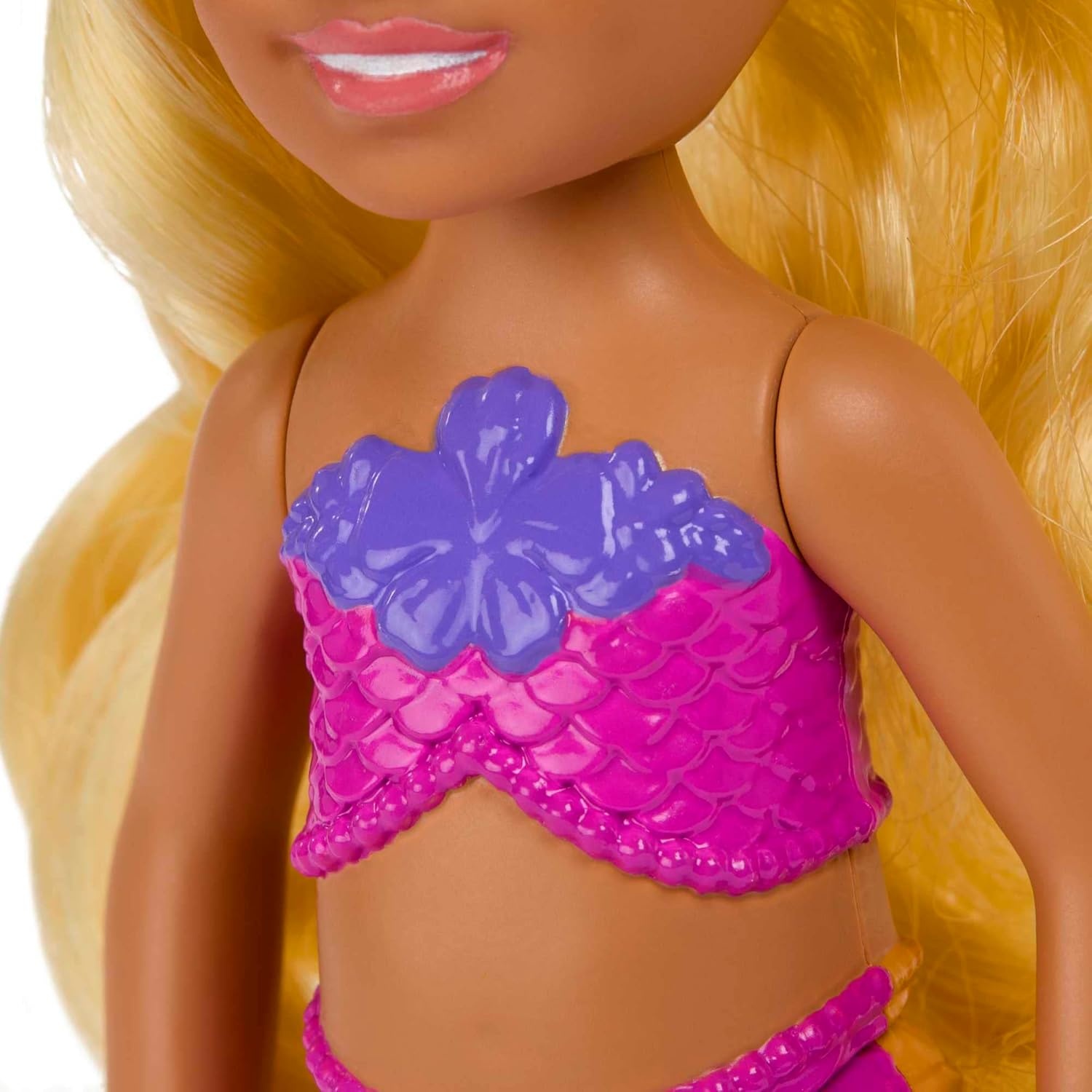 imageBarbie UnicornInspired Chelsea Doll with Lavender Hair Unicorn Toys Horn Headband and Detachable TailBlonde Mermaid