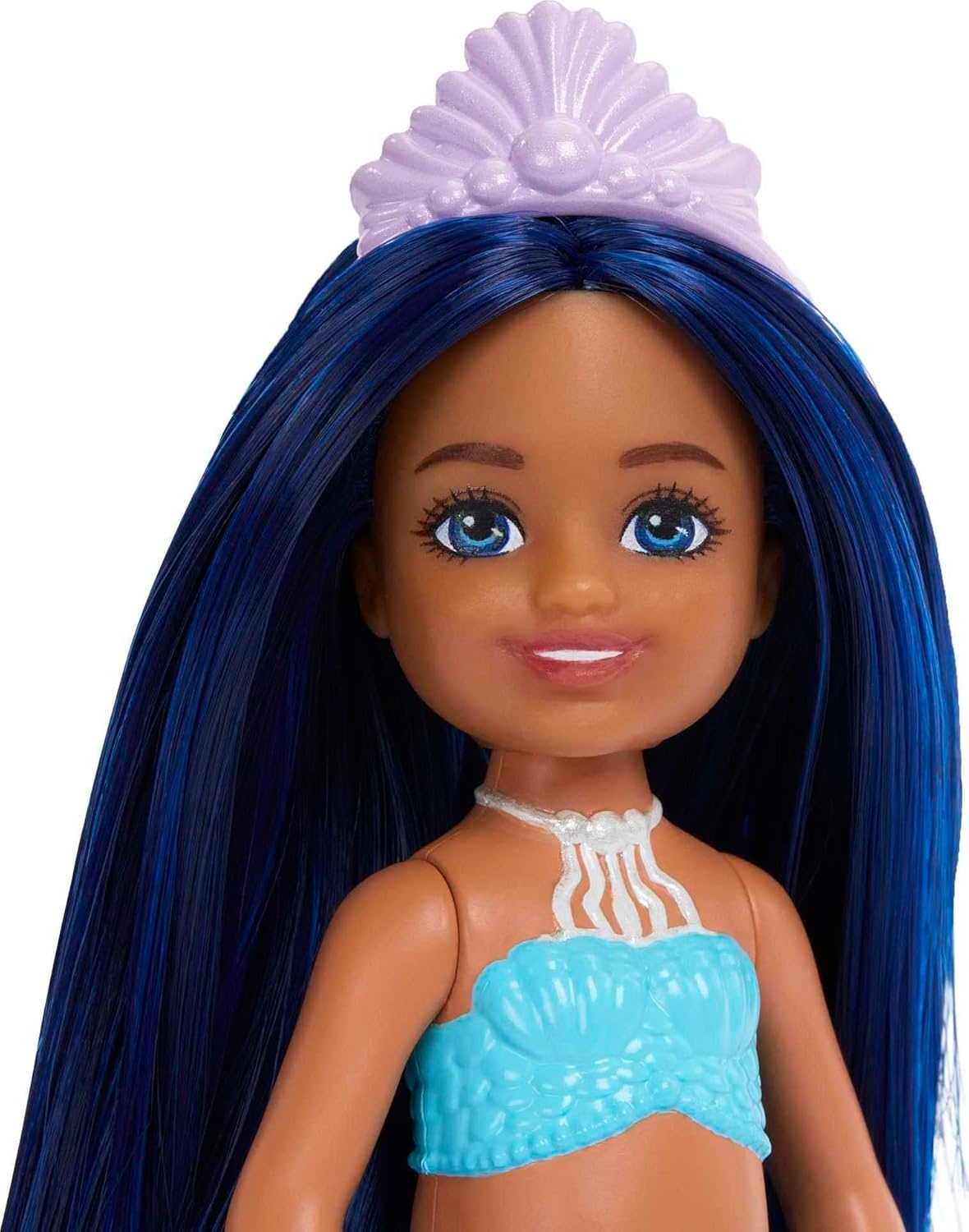 imageBarbie UnicornInspired Chelsea Doll with Lavender Hair Unicorn Toys Horn Headband and Detachable TailBlue Hair Mermaid