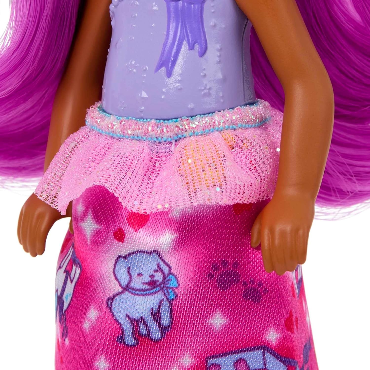 imageBarbie UnicornInspired Chelsea Doll with Lavender Hair Unicorn Toys Horn Headband and Detachable TailPink Hair Royal
