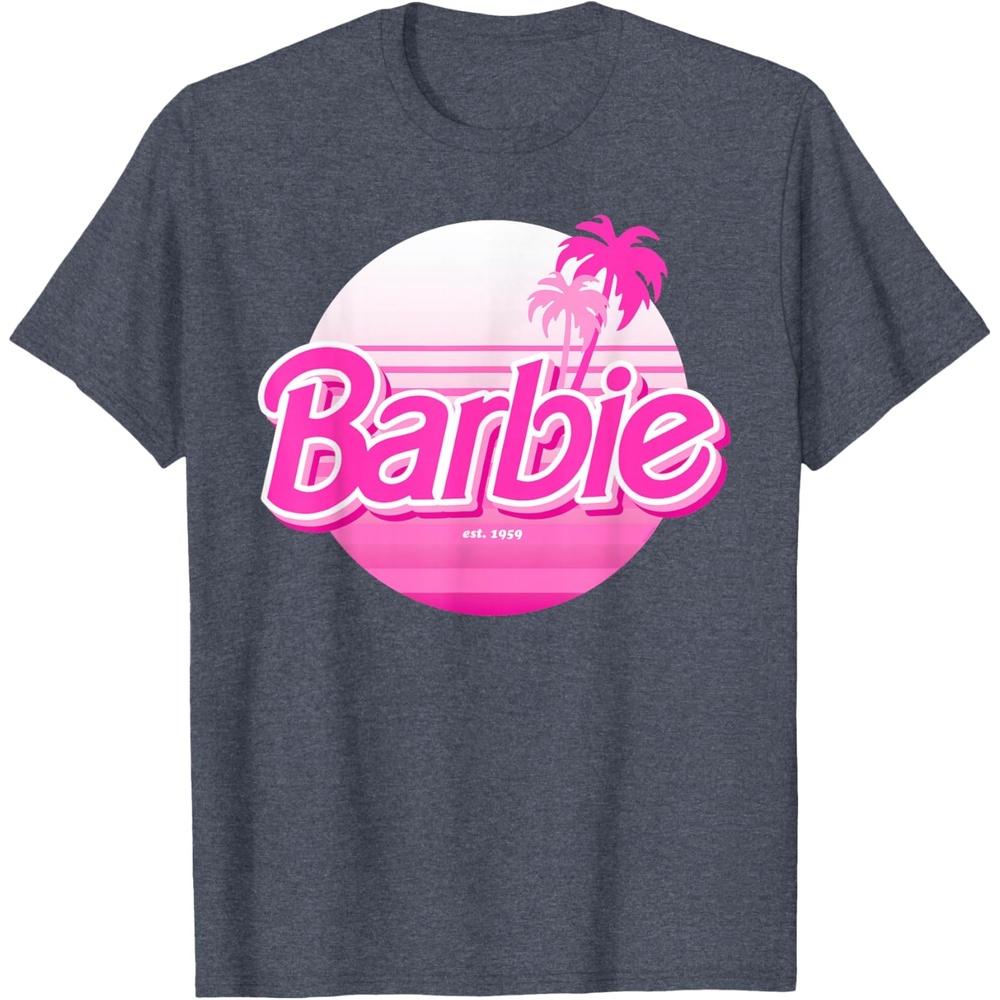 imageBarbie Barbie Summer Logo TShirtHeather Blue
