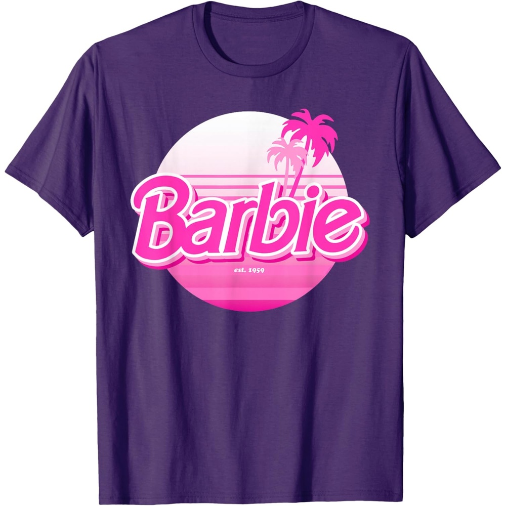 imageBarbie  Barbie Summer Logo TShirtPurple