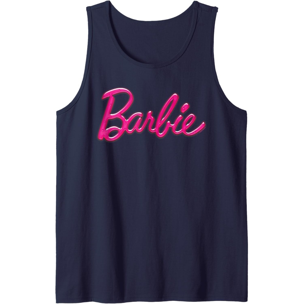 imageBarbie Classic Logo Tank TopNavy Blue