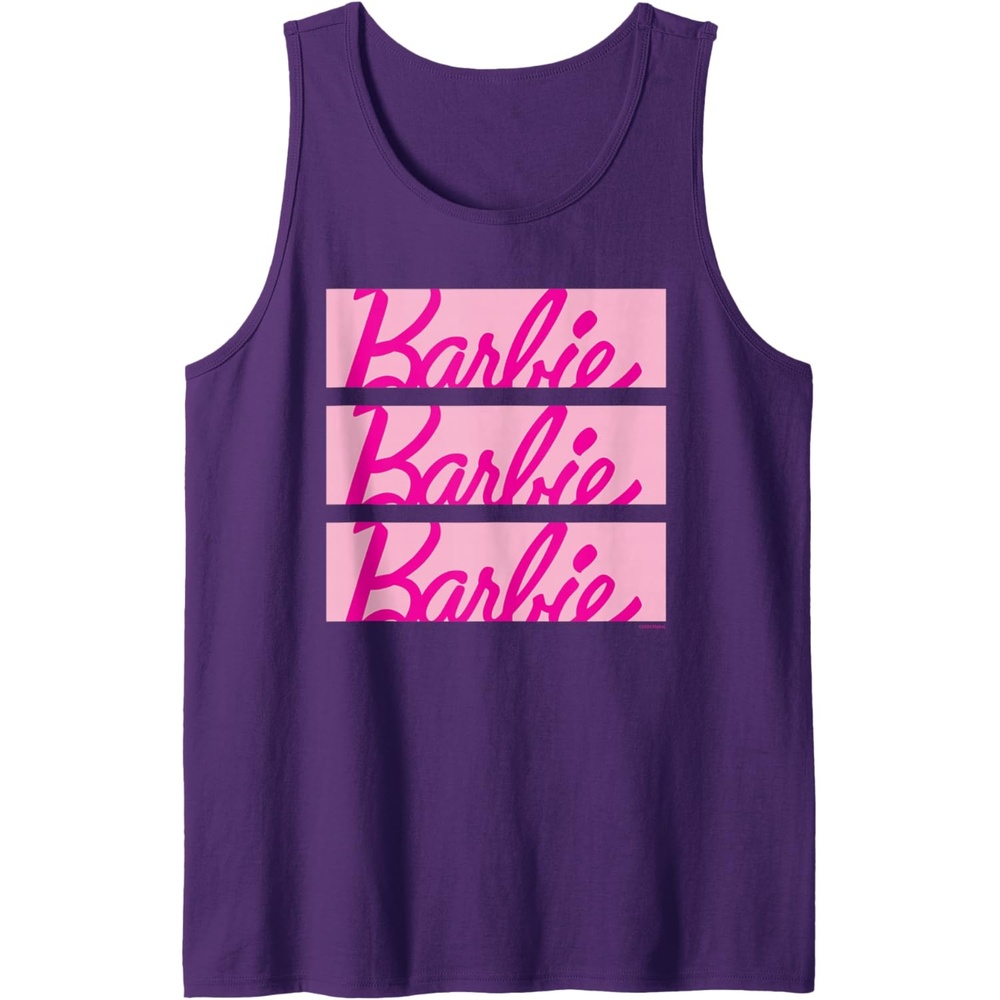 imageBarbie Classic Multi Logo Tank TopPurple