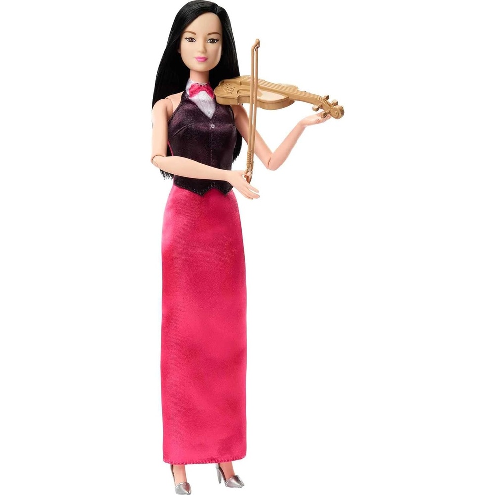 imageBarbie Doll amp Accessories Career Pastry Chef Doll with Hat and Cake SliceMusician