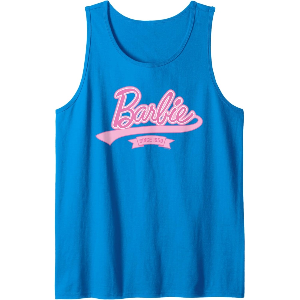 imageBarbie Logo  Since 1959 Tank TopSapphire Blue