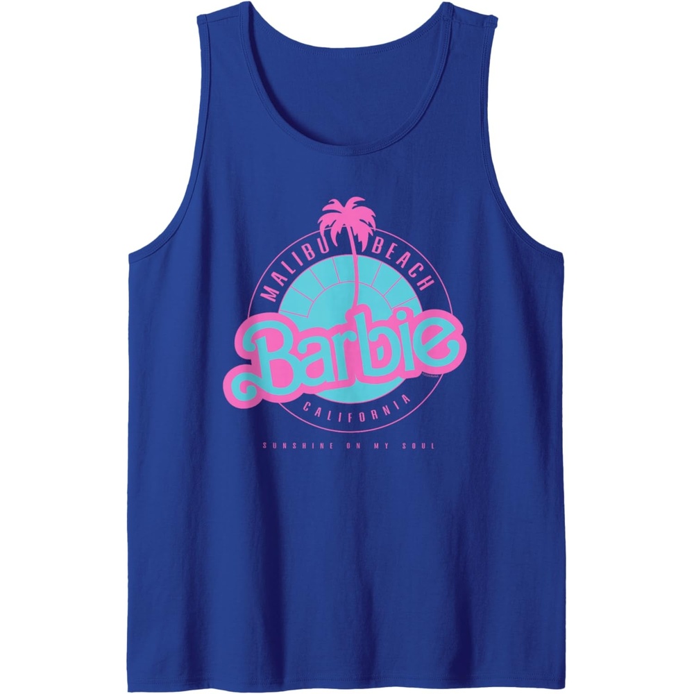 imageBarbie Malibu Beach California Tank TopRoyal Blue