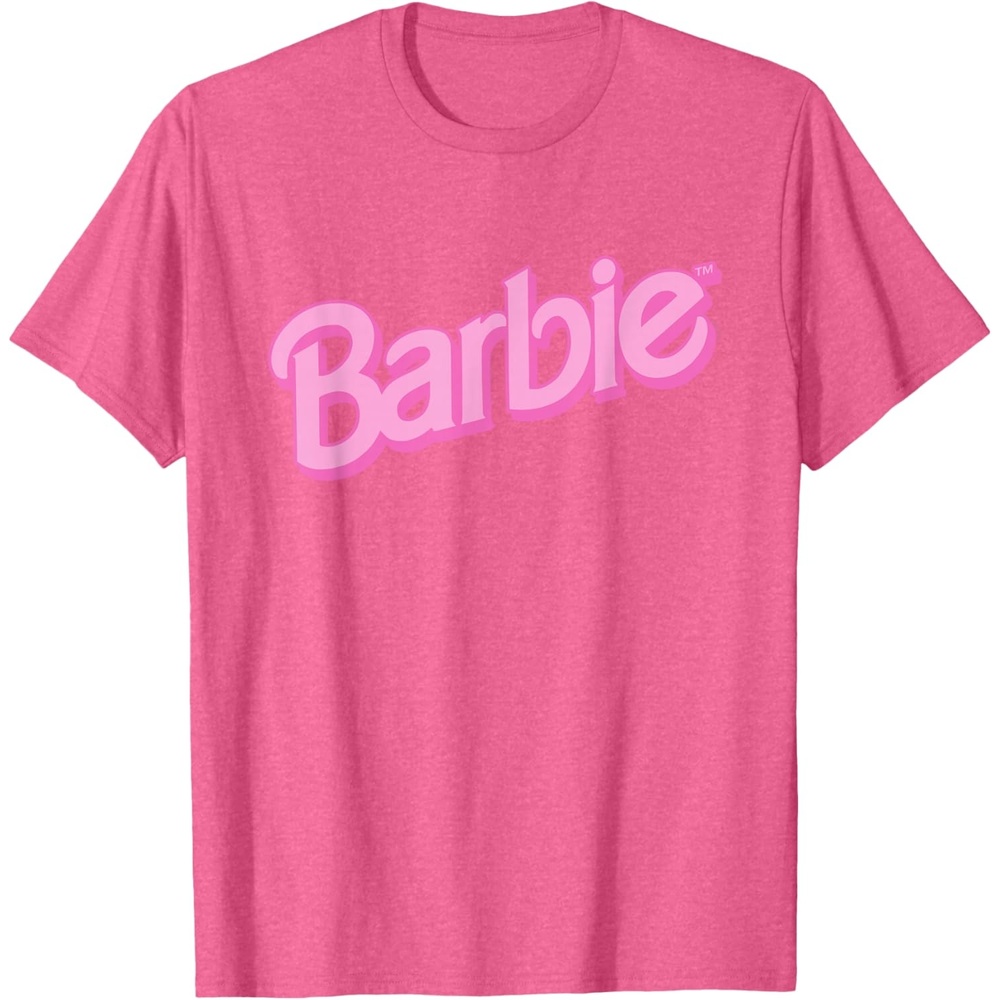 imageBarbie Pink Logo TShirtPink Heather