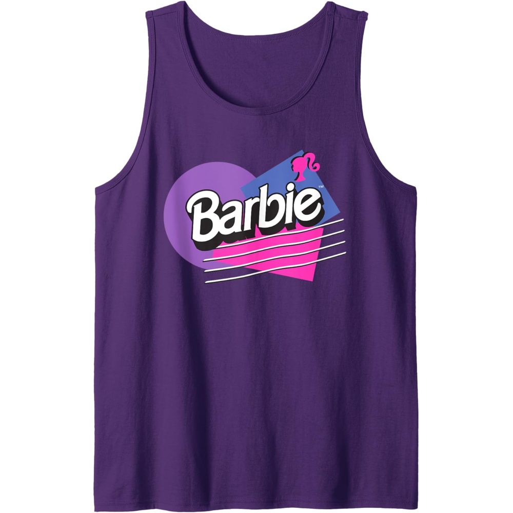 imageBarbie Retro Logo Tank TopPurple