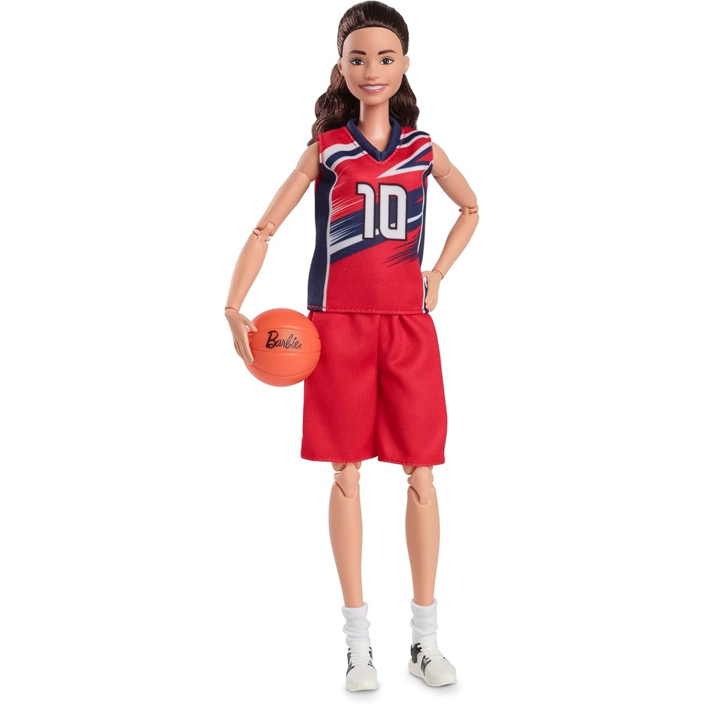 imageBarbie Signature Doll Sue Bird with No 10 Uniform Clothes amp Basketball Accessory