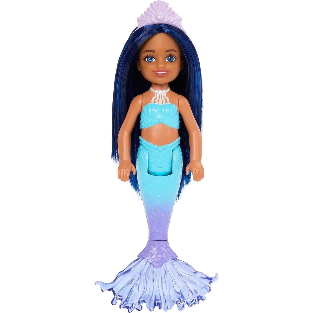 imageBarbie UnicornInspired Chelsea Doll with Lavender Hair Unicorn Toys Horn Headband and Detachable TailBlue Hair Mermaid