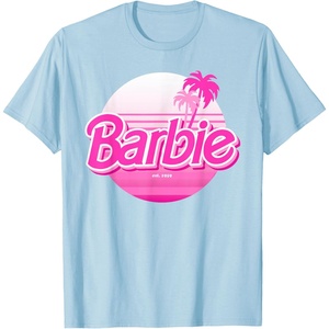 Barbie – Barbie Summer Logo T-Shirt(Baby Blue)