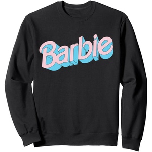 Barbie – Pink and Blue Logo Sweatshirt(Black)