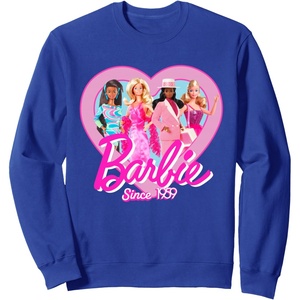 Barbie – Since 1959 Heart Sweatshirt(Royal Blue)