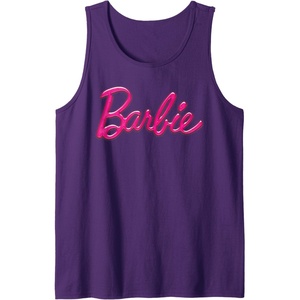 Barbie Classic Logo Tank Top(Purple)