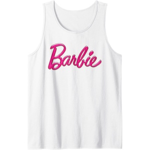 Barbie Classic Logo Tank Top(White)